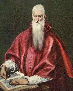 Hl. Hieronymus als Kardinal El Greco